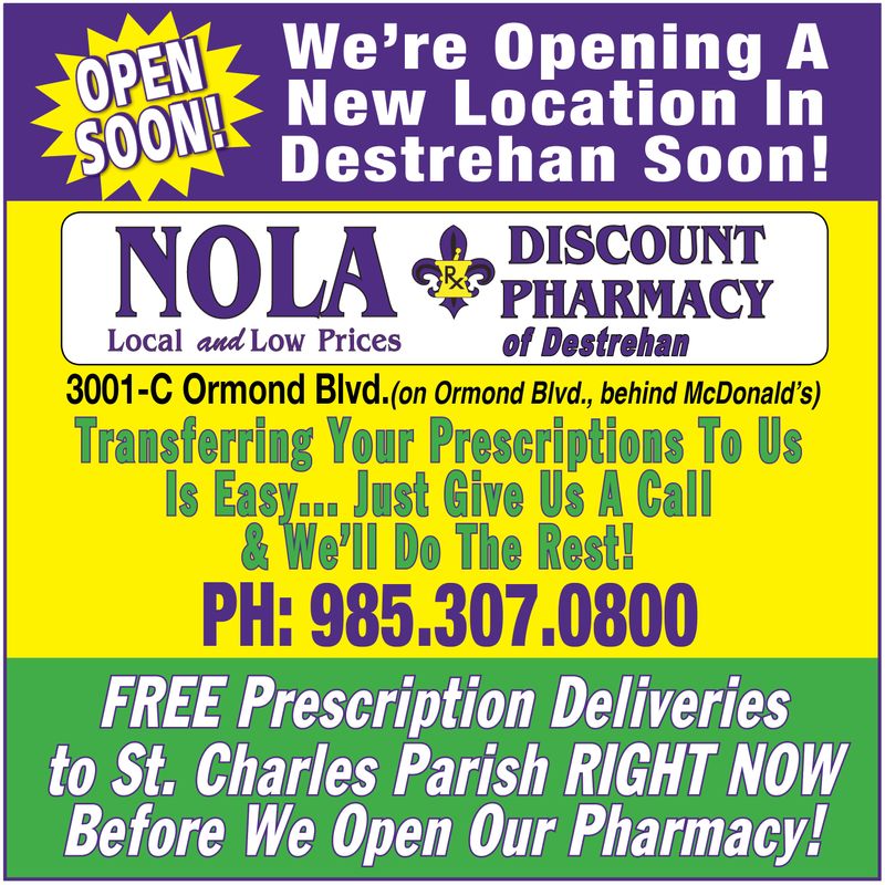 Locations Nola Discount Pharmacy